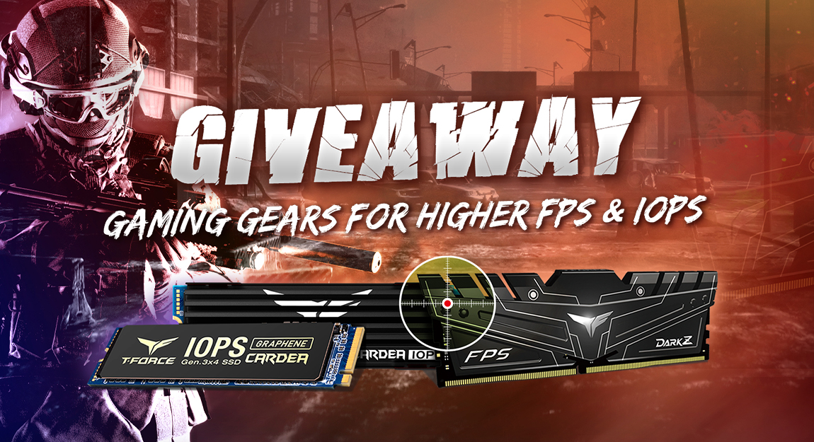 GIVEAWAY - INVINCIBLE GAMING GEARS FOR HIGHER FPS & IOPS