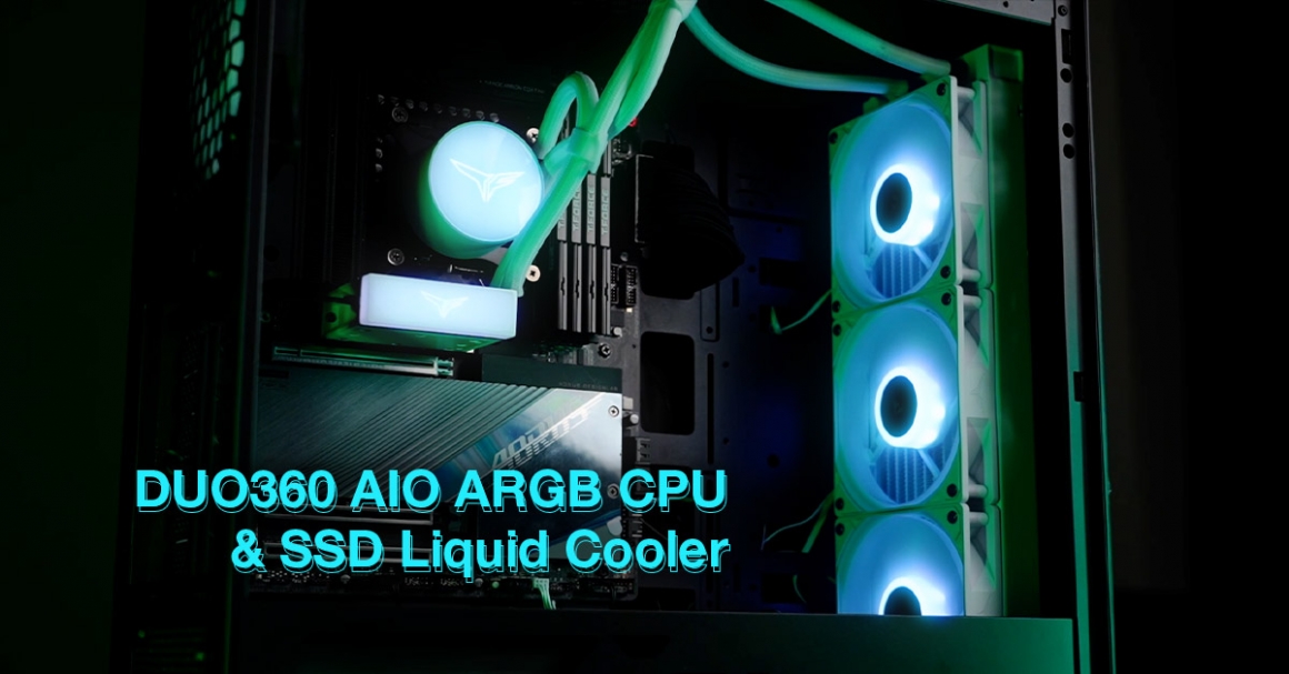   SIREN DUO360 AIO ARGB CPU & SSD Liquid Cooler