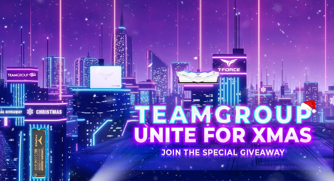 TEAMGROUP: UNITE FOR CHRISTMAS  JOIN THE SPECIAL GIVEAWAY