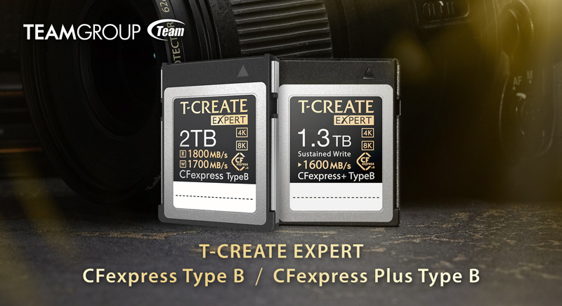 TEAMGROUP Launches the T-CREATE EXPERT CFexpress Plus and CFexpress Type B Memory Card
